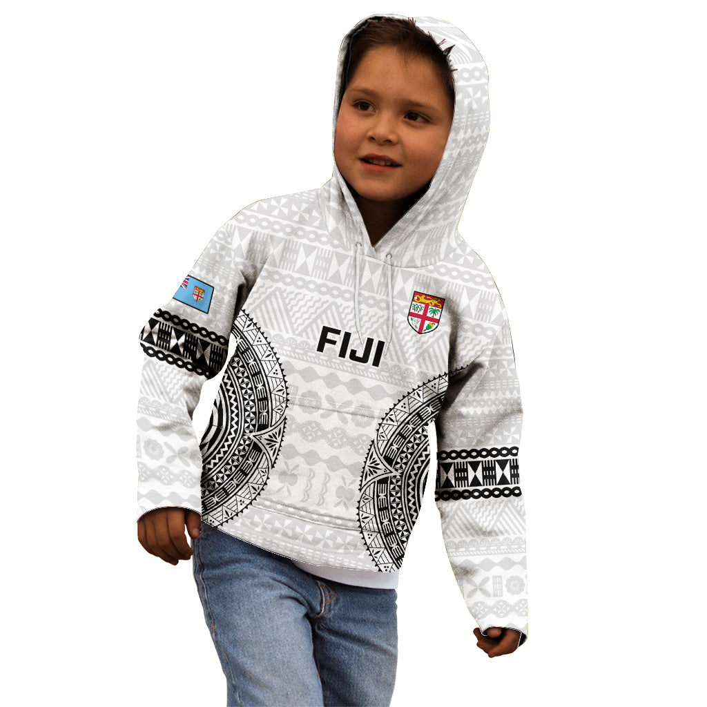 Custom Fiji Rugby Kid Hoodie 2023 Go Champions World Cup Fijian Tapa Pattern LT14 - Polynesian Pride