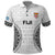 Custom Fiji Rugby Polo Shirt 2023 Go Champions World Cup Fijian Tapa Pattern LT14 White - Polynesian Pride