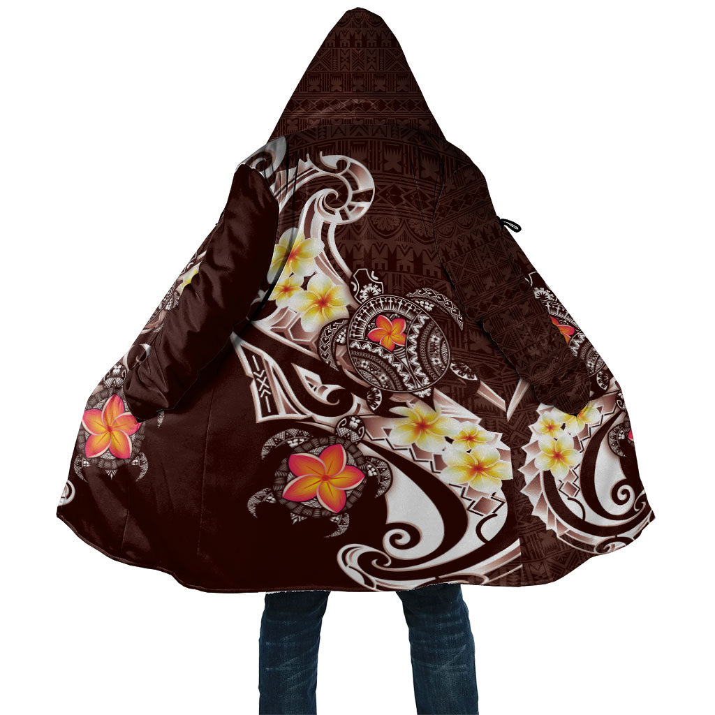 Bula Fiji Tapa Turtle Cloak Plumeria Fijian Masi Vonu Brown