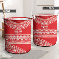 Mate Ma'a Tonga 2026 Rugby Laundry Basket Go Champions Tongan Ngatu Pattern LT14 - Polynesian Pride