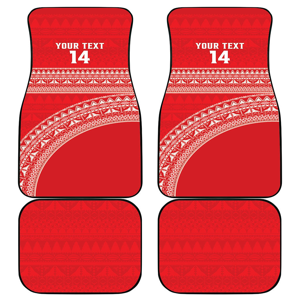 Mate Ma'a Tonga 2026 Rugby Custom Car Mats Go Champions Tongan Ngatu Pattern LT14 - Polynesian Pride