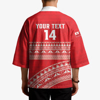 Mate Ma'a Tonga 2026 Rugby Custom Kimono Go Champions Tongan Ngatu Pattern LT14 - Polynesian Pride