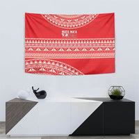 Mate Ma'a Tonga 2026 Rugby Tapestry Go Champions Tongan Ngatu Pattern LT14 - Polynesian Pride