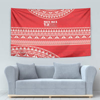 Mate Ma'a Tonga 2026 Rugby Tapestry Go Champions Tongan Ngatu Pattern LT14 - Polynesian Pride