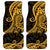 Gold Polynesia Paisley Car Mats Polynesian With Tropical Flowers LT14 Gold - Polynesian Pride