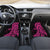 Pink Polynesia Paisley Car Mats Polynesian With Tropical Flowers LT14 - Polynesian Pride