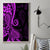 Polynesia Paisley Canvas Wall Art Polynesian With Tropical Flowers - Purple LT14 - Polynesian Pride