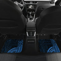 Talofa Samoa Car Mats Samoan Kava Bowl Siapo Pattern - Blue LT14 - Polynesian Pride