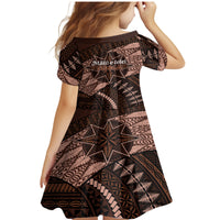 Malo e lelei Tonga Family Matching Mermaid Dress and Hawaiian Shirt Tongan Ngatu Pattern Vintage Vibes LT14 - Polynesian Pride