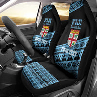 Fiji Rugby 2025 Custom Car Seat Cover Fijian Tapa Toso Viti Toso - Black LT14 - Polynesian Pride