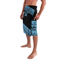 Fiji Rugby 2025 Custom Lavalava Fijian Tapa Toso Viti Toso - Black