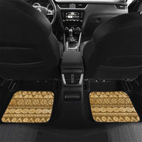 Bula Fiji Kava Bowl Car Mats Fijian Tapa Cloth Vintage Vibe LT14 Set 2pcs - Back Brown - Polynesian Pride