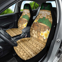 Bula Fiji Kava Bowl Car Seat Cover Fijian Tapa Cloth Vintage Vibe