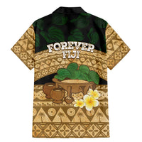 Bula Fiji Kava Bowl Family Matching Mermaid Dress and Hawaiian Shirt Fijian Tapa Cloth Vintage Vibe