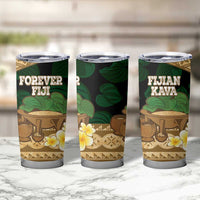 Bula Fiji Kava Bowl Tumbler Cup Fijian Tapa Cloth Vintage Vibe LT14 - Polynesian Pride