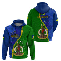 Vanuatu Malampa Province Hoodie Turtle Sand Drawing Unique Tapa Pattern LT14 - Polynesian Pride