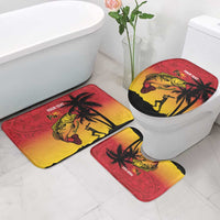 Custom Papua New Guinea Cricket Bathroom Set PNG Barramundis - Polynesian Pride