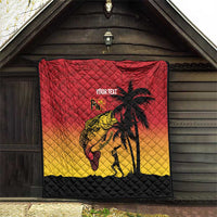 Custom Papua New Guinea Cricket Quilt PNG Barramundis - Polynesian Pride