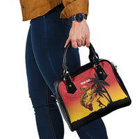 Custom Papua New Guinea Cricket Shoulder Handbag PNG Barramundis - Polynesian Pride