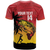 Custom Papua New Guinea Cricket T Shirt PNG Barramundis LT14 - Polynesian Pride
