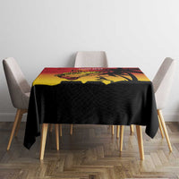 Custom Papua New Guinea Cricket Tablecloth PNG Barramundis - Polynesian Pride