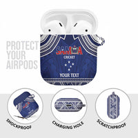 Custom Samoa Cricket AirPods Case Go Champions Samoan - Polynesian Pride
