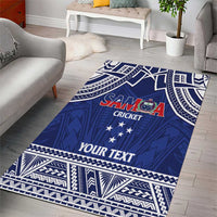 Custom Samoa Cricket Area Rug Go Champions Samoan LT14 - Polynesian Pride