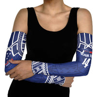 Custom Samoa Cricket Arm Sleeves Go Champions Samoan LT14 - Polynesian Pride
