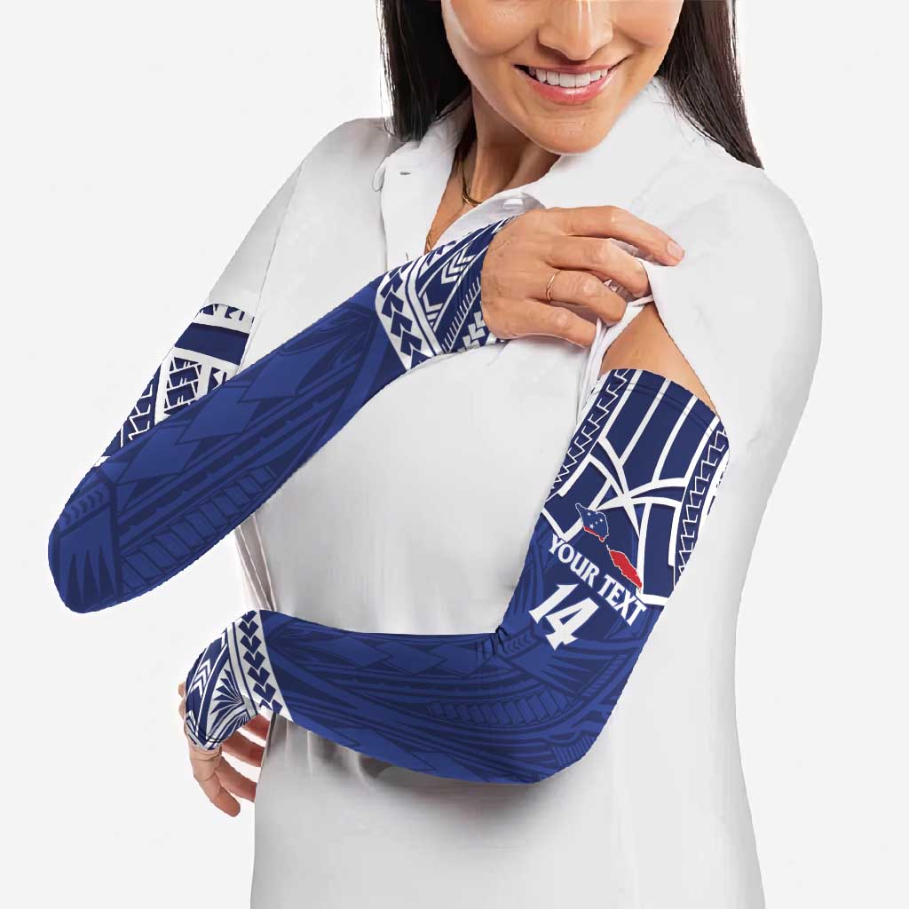 Custom Samoa Cricket Arm Sleeves Go Champions Samoan LT14 - Polynesian Pride