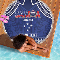 Custom Samoa Cricket Beach Blanket Go Champions Samoan - Polynesian Pride