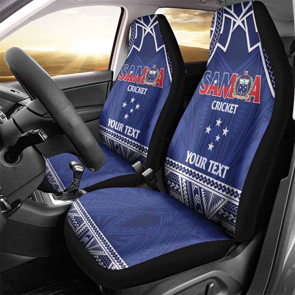 Custom Samoa Cricket Car Seat Cover Go Champions Samoan - Polynesian Pride