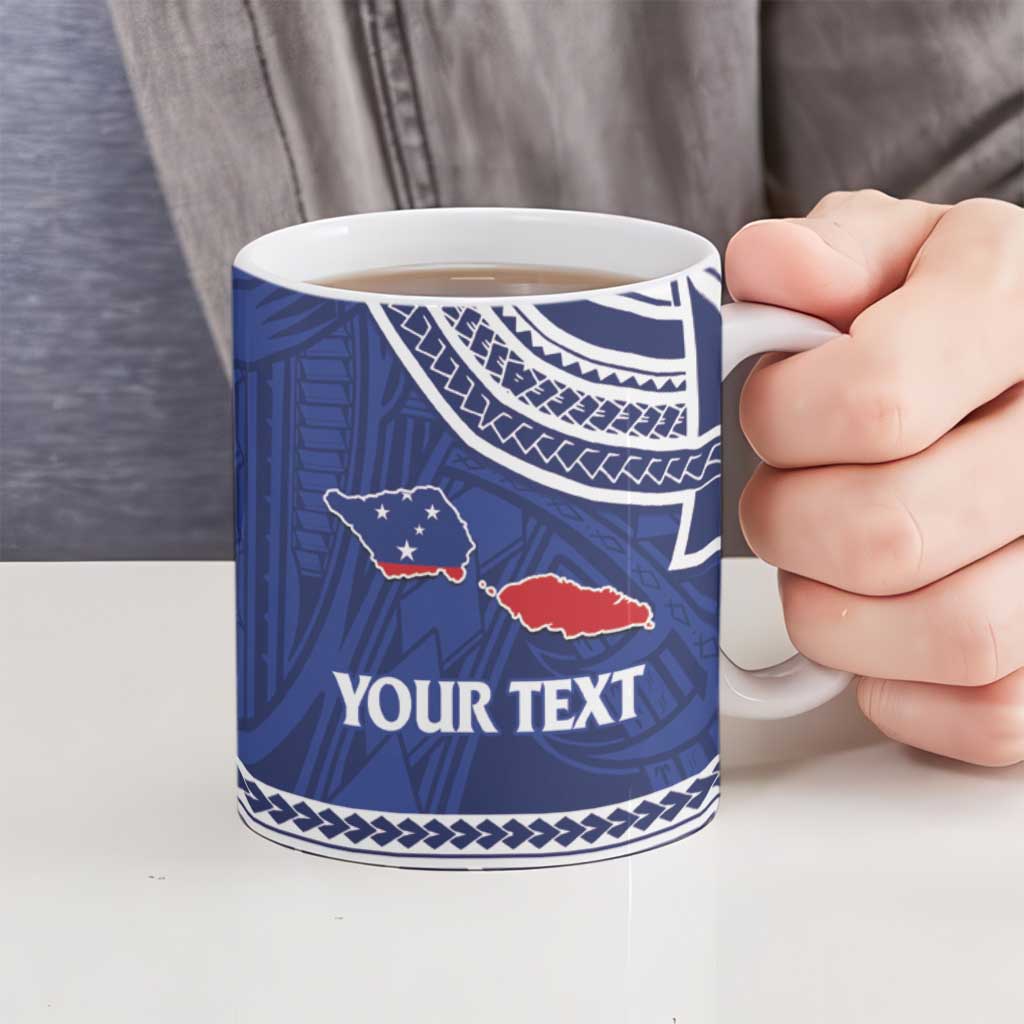 Custom Samoa Cricket Ceramic Mug Go Champions Samoan - Polynesian Pride