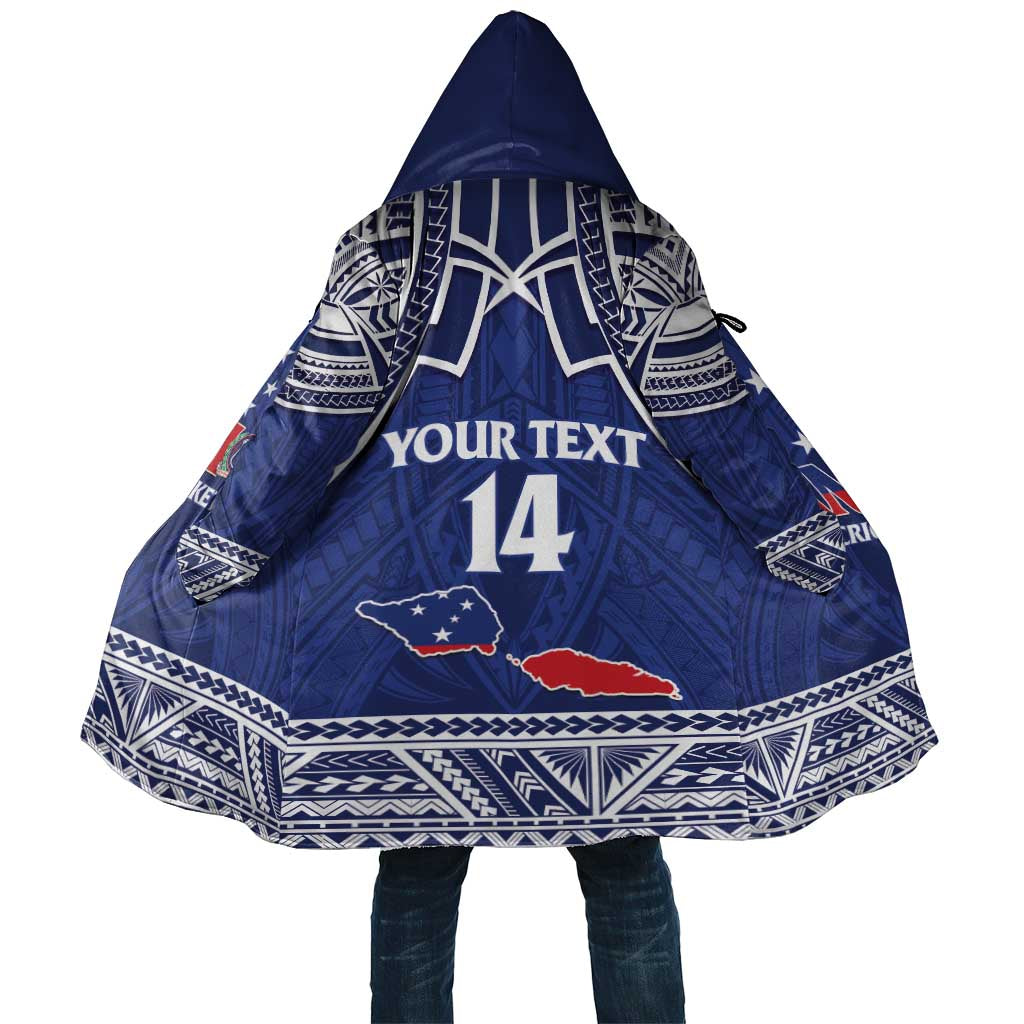 Custom Samoa Cricket Cloak Go Champions Samoan - Polynesian Pride