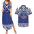 Custom Samoa Cricket Couples Matching Summer Maxi Dress and Hawaiian Shirt Go Champions Samoan - Polynesian Pride