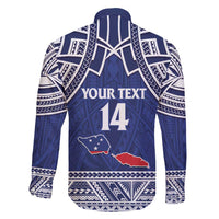 Custom Samoa Cricket Family Matching Long Sleeve Bodycon Dress and Hawaiian Shirt Go Champions Samoan - Polynesian Pride