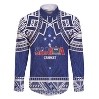 Custom Samoa Cricket Family Matching Short Sleeve Bodycon Dress and Hawaiian Shirt Go Champions Samoan - Polynesian Pride