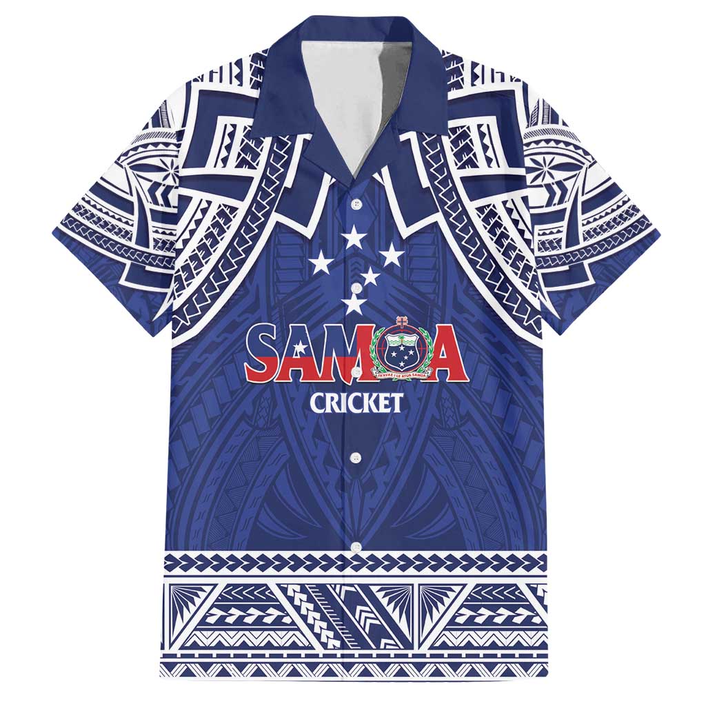 Custom Samoa Cricket Family Matching Summer Maxi Dress and Hawaiian Shirt Go Champions Samoan - Polynesian Pride