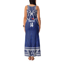 Custom Samoa Cricket Family Matching Tank Maxi Dress and Hawaiian Shirt Go Champions Samoan - Polynesian Pride