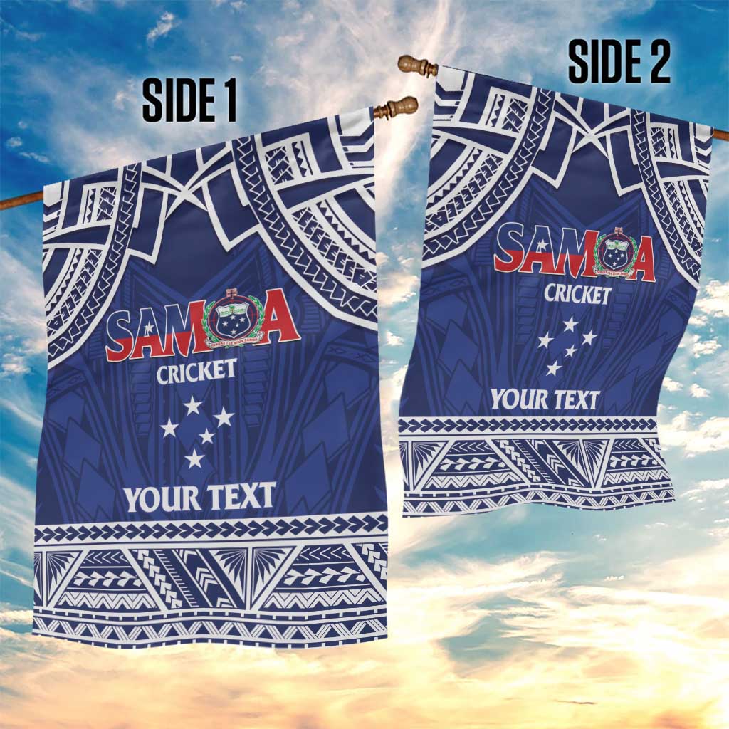 Custom Samoa Cricket Garden Flag Go Champions Samoan - Polynesian Pride