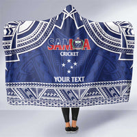 Custom Samoa Cricket Hooded Blanket Go Champions Samoan - Polynesian Pride