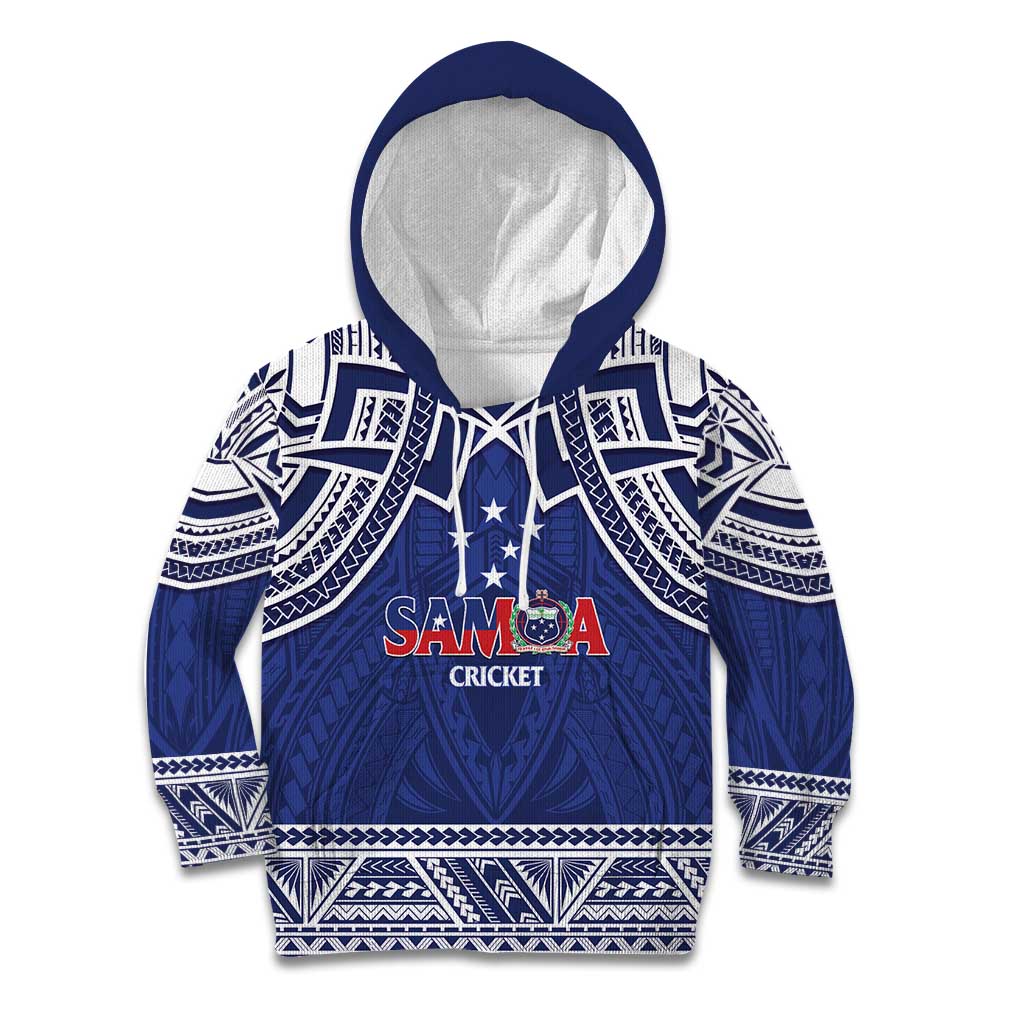 Custom Samoa Cricket Kid Hoodie Go Champions Samoan - Polynesian Pride