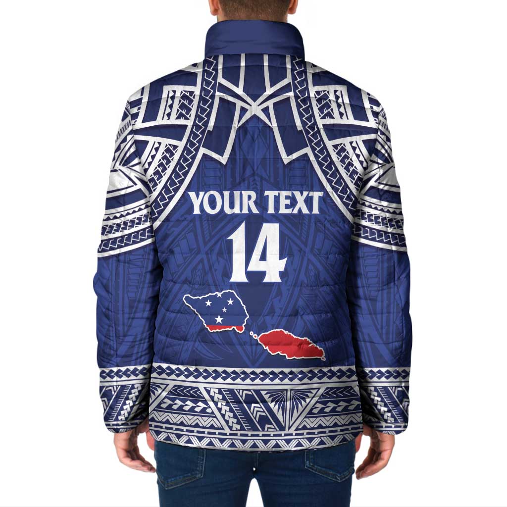 Custom Samoa Cricket Padded Jacket Go Champions Samoan - Polynesian Pride
