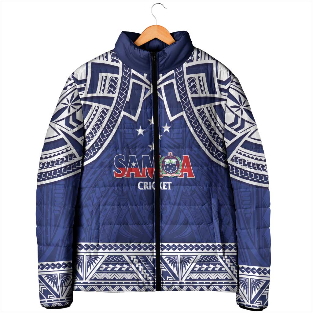 Custom Samoa Cricket Padded Jacket Go Champions Samoan - Polynesian Pride