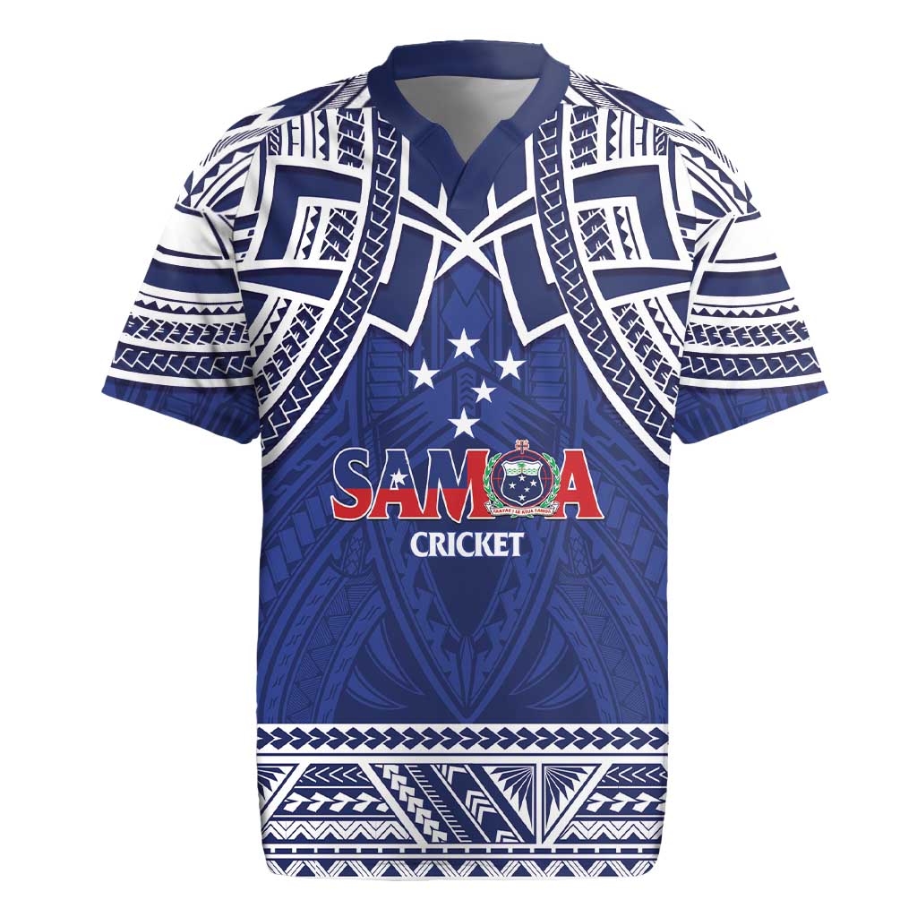Custom Samoa Cricket Rugby Jersey Go Champions Samoan - Polynesian Pride