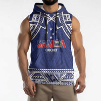 Custom Samoa Cricket Sleeveless Hoodie Go Champions Samoan - Polynesian Pride