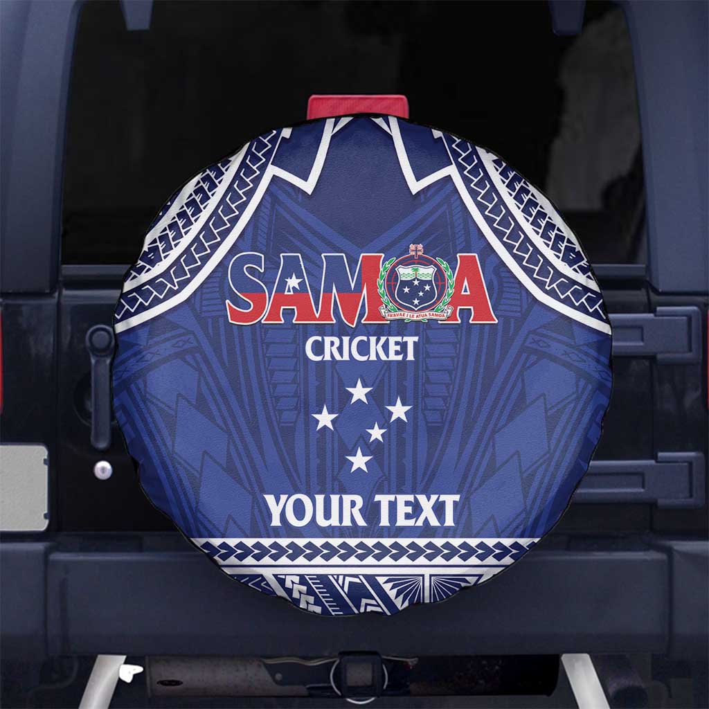 Custom Samoa Cricket Spare Tire Cover Go Champions Samoan - Polynesian Pride