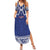 Custom Samoa Cricket Summer Maxi Dress Go Champions Samoan - Polynesian Pride