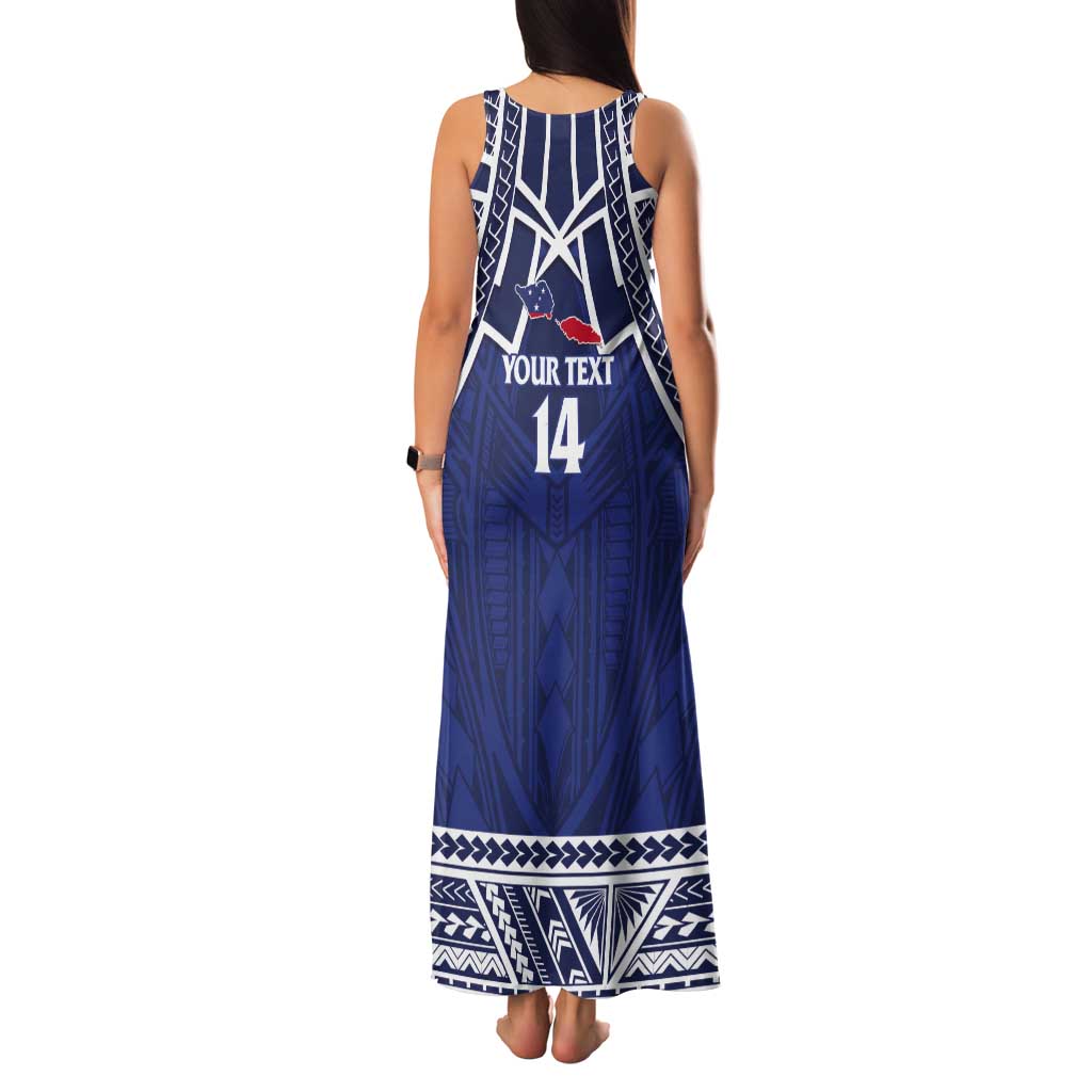 Custom Samoa Cricket Tank Maxi Dress Go Champions Samoan LT14 - Polynesian Pride