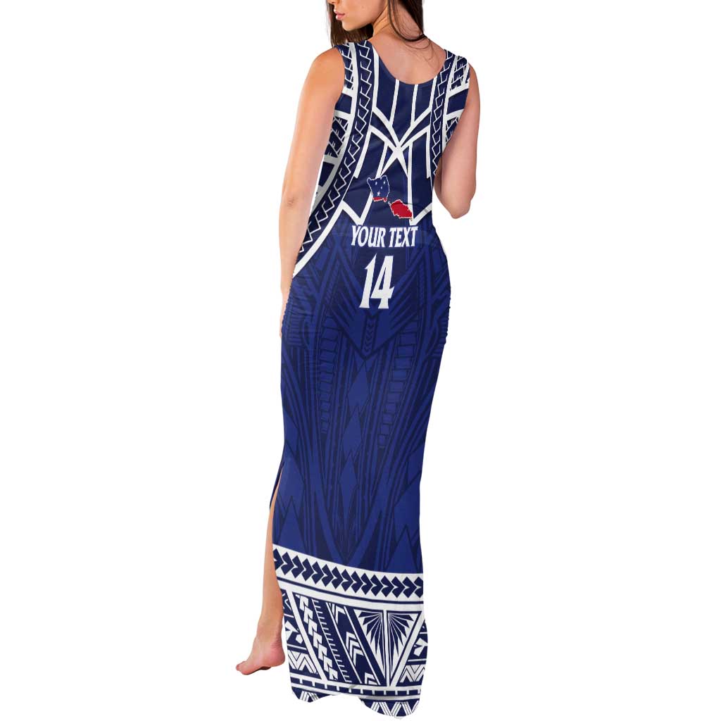 Custom Samoa Cricket Tank Maxi Dress Go Champions Samoan LT14 - Polynesian Pride