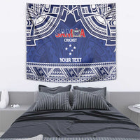 Custom Samoa Cricket Tapestry Go Champions Samoan - Polynesian Pride